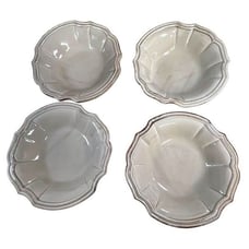 Set of 4 Home Bizzirri Italy Soup Pasta Salad Bowl 9” Beige Italian Hand Made Lg