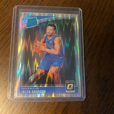 Jalen Brunson Optic silver shock Rated Rookie