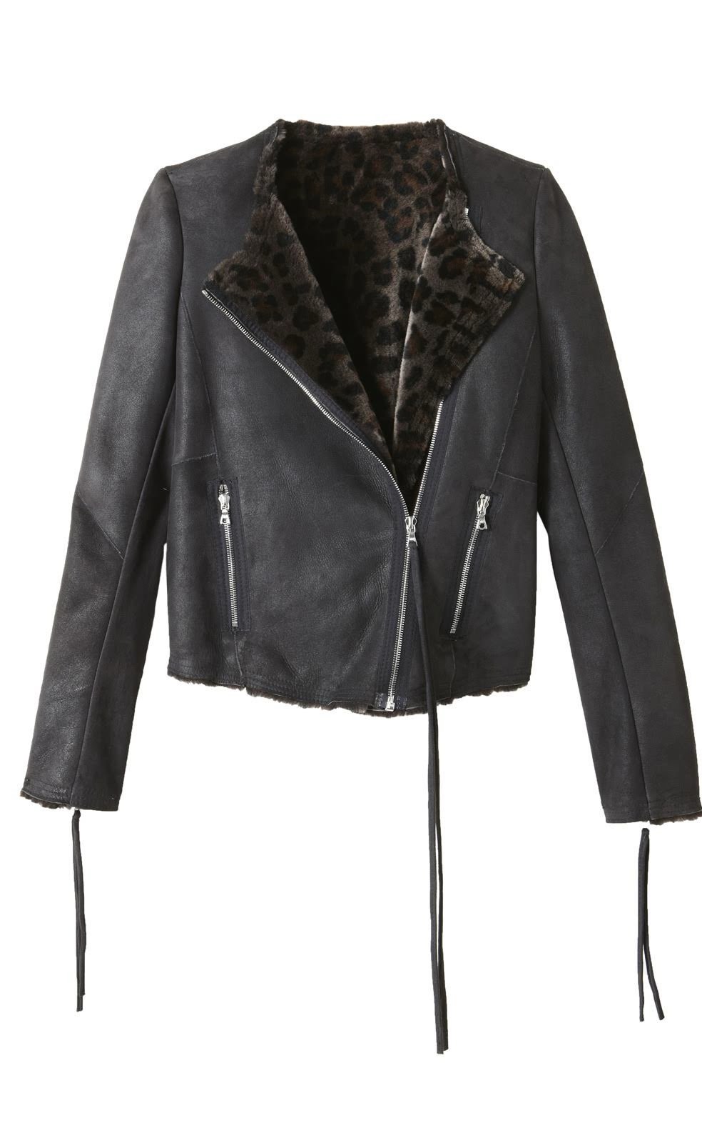Rebecca Taylor Gina shearling jacket