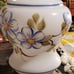 Vintage Hand Painted Glass Table Lamp