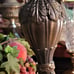 Vintage Hand Painted Glass Table Lamp