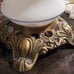 Vintage Hand Painted Glass Table Lamp