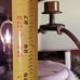 Vintage Hand Painted Glass Table Lamp