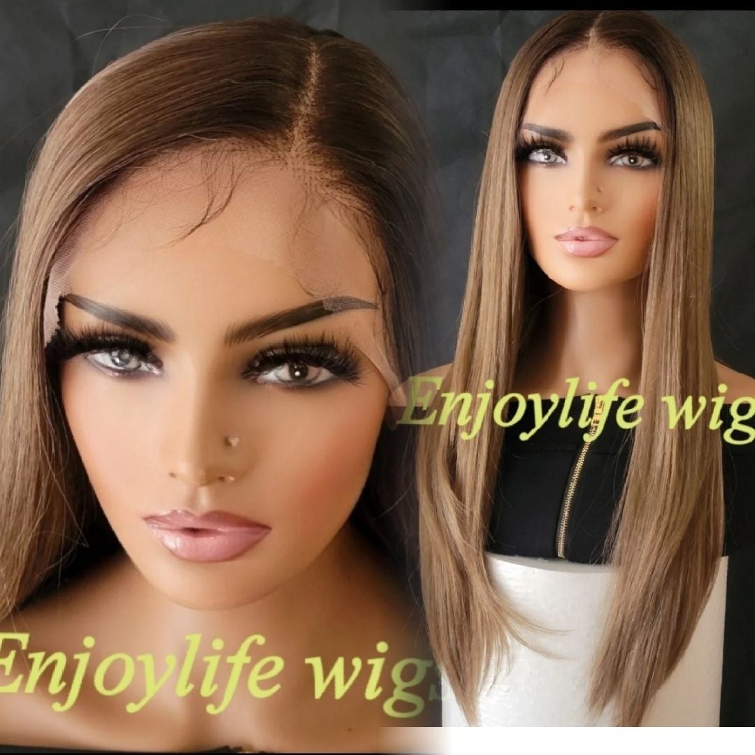 Human hair lace Front Wig