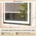 Keonjinn LED Bathroom Mirror 72 ” x 32 ” with Frontlit & Backlit, Lighted Mirror