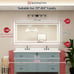 Keonjinn LED Bathroom Mirror 72 ” x 32 ” with Frontlit & Backlit, Lighted Mirror