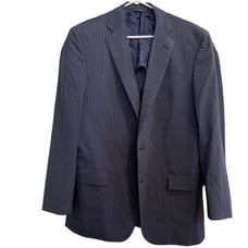 Brooks Brothers Men’s Sportcoat Jacket Regent BrooksCool Wool Blend Navy/Gray Pi