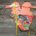 Lucky Brand Strappy One Piece Swimsuit Size L