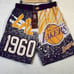 Mitchell & Ness Los Angeles Lakers Hardwood Jumbotron Shorts - NWT-Men Large