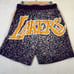 Mitchell & Ness Los Angeles Lakers Hardwood Jumbotron Shorts - NWT-Men Large