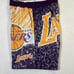 Mitchell & Ness Los Angeles Lakers Hardwood Jumbotron Shorts - NWT-Men Large