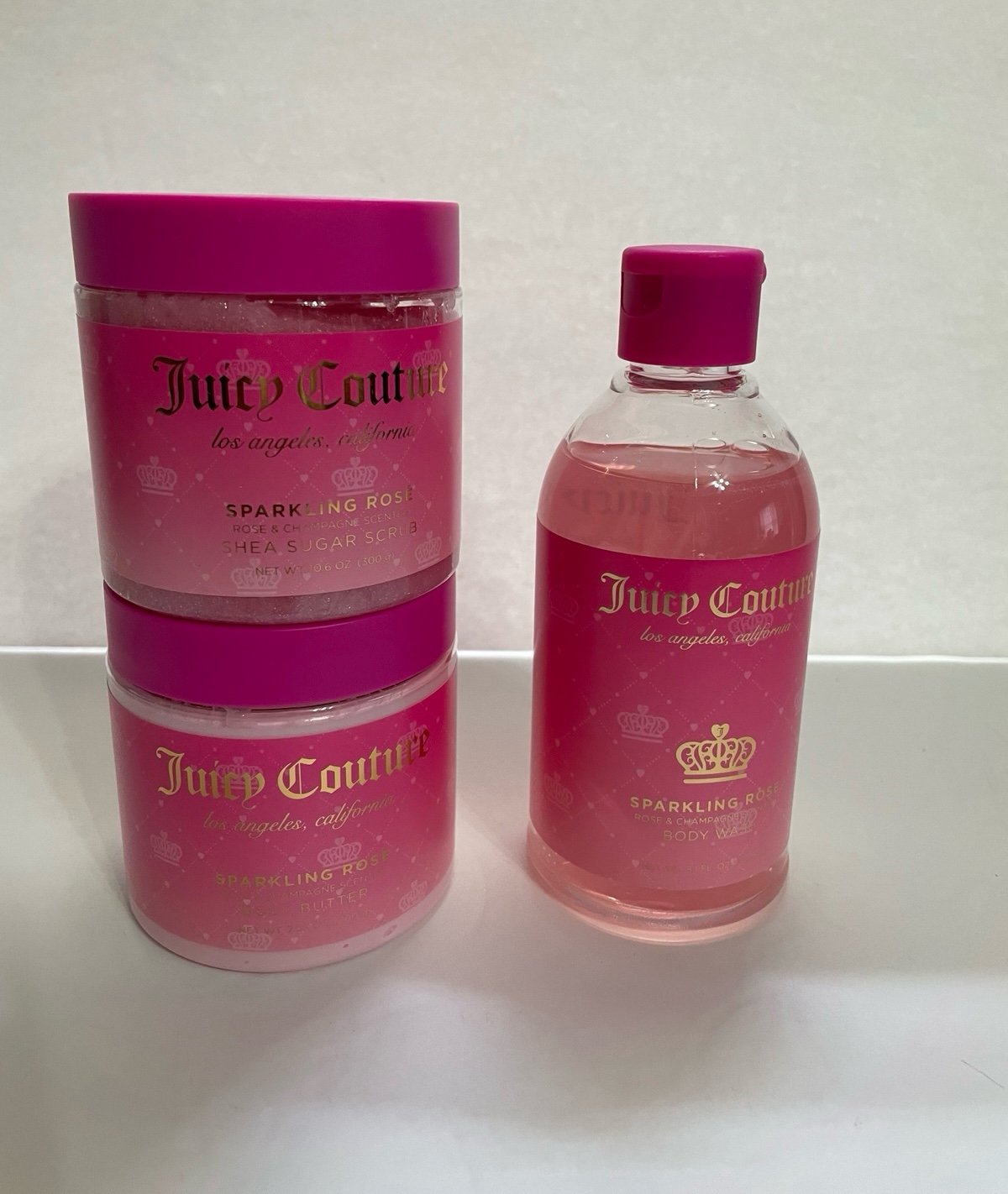 Sparkling Rose & Champagne body set