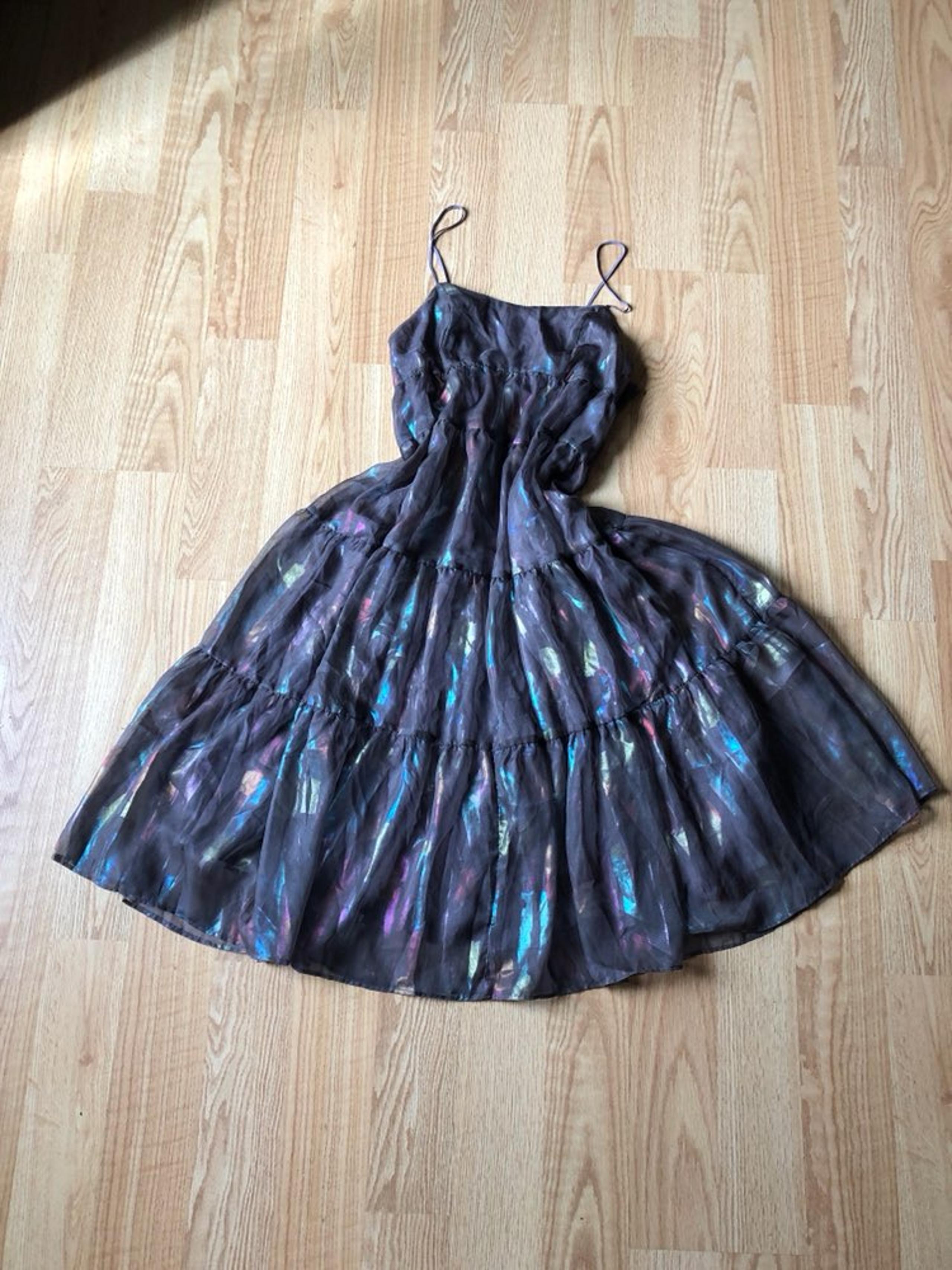 Urban outfitters dress flared maxi sz:S