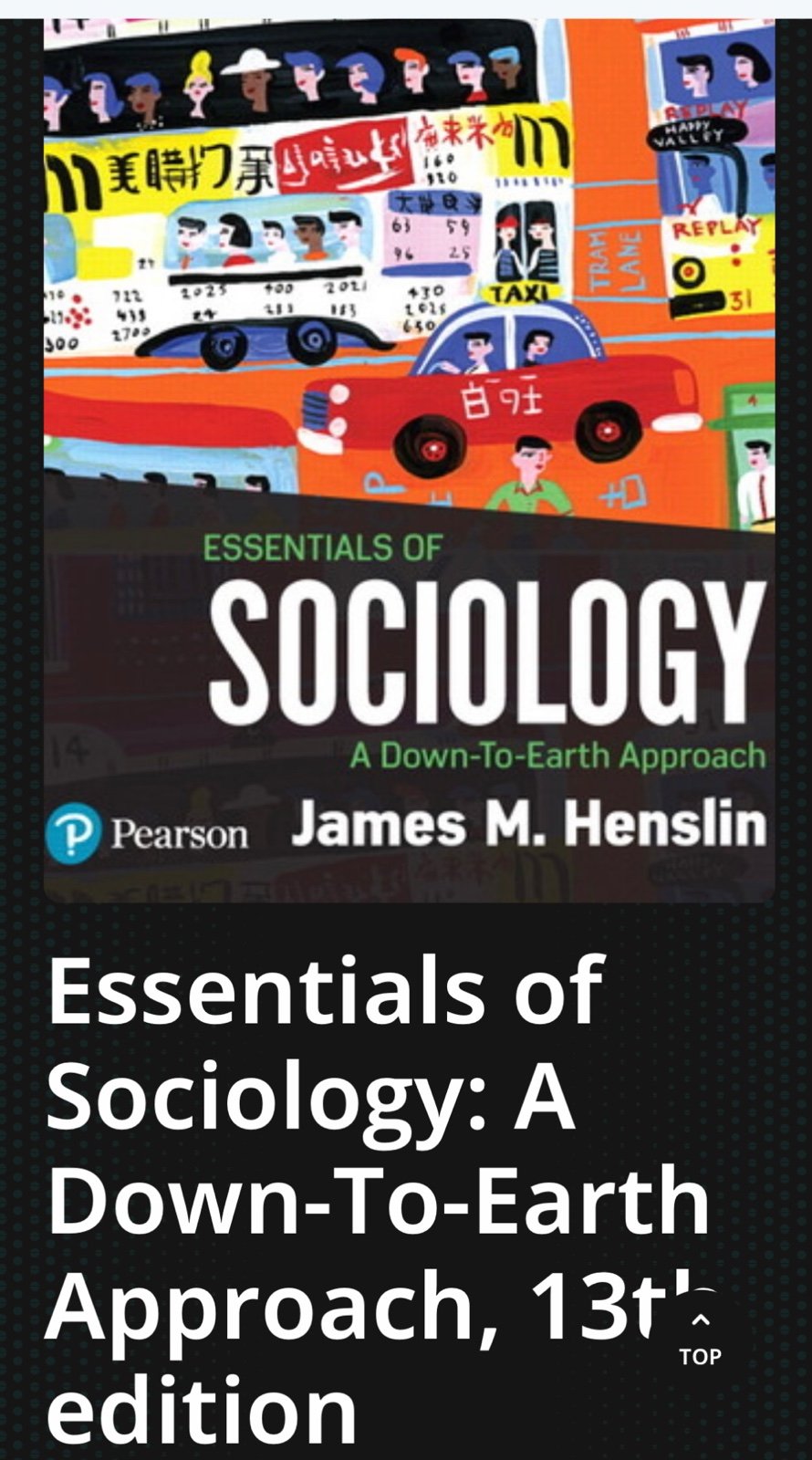 Sociology book