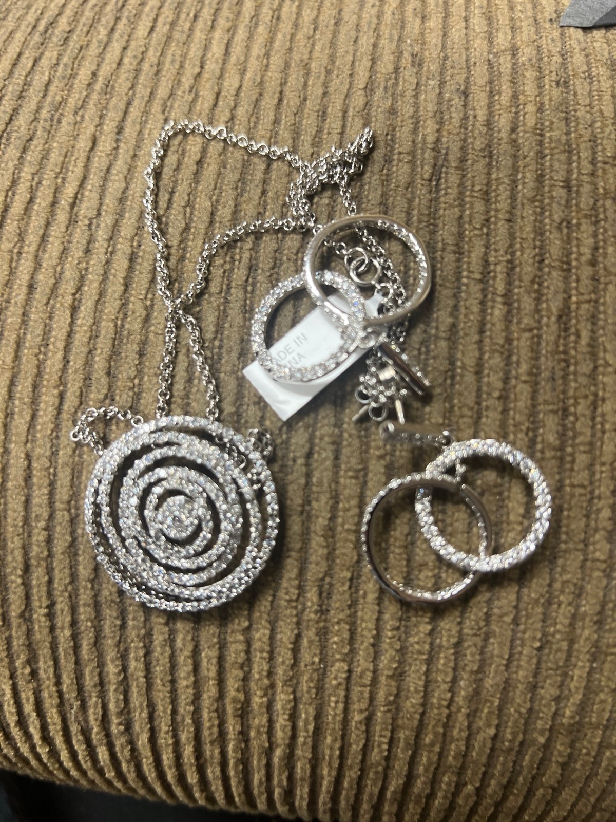 Sterling Silver Necklace and Earrings set