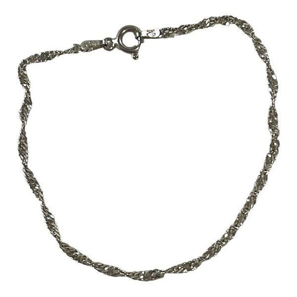 Milor Italy Sterling Silver Italy Twisted Rope Bracelet 925 7 Vintage Petite
