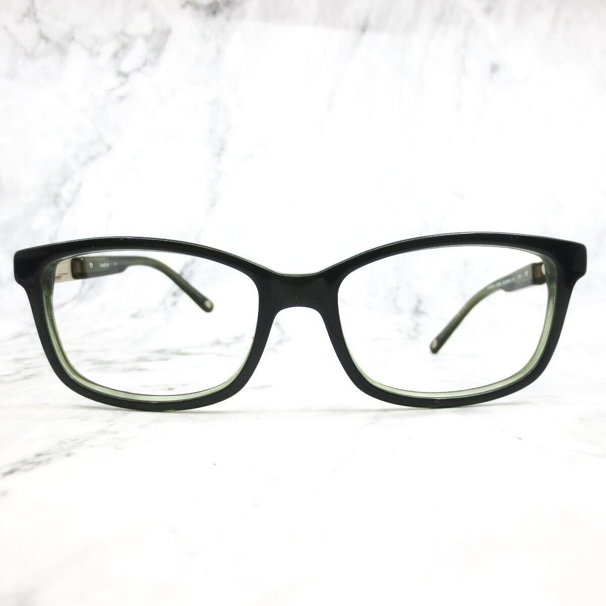 Bebe Gorgeous Eyeglasses Frame BB5058-324 Women Black Emerald Full Rim 52-16-135
