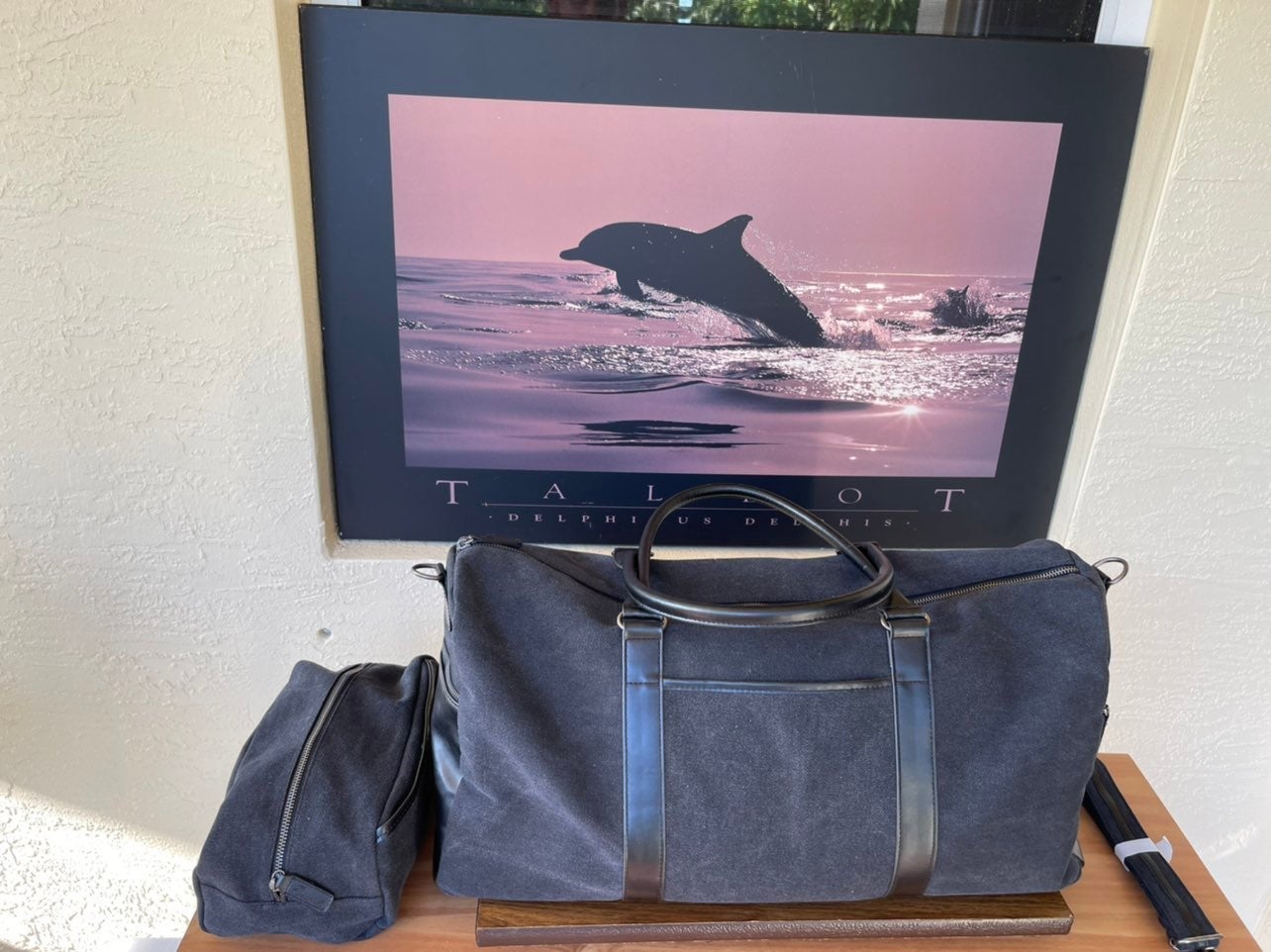 BROUKS WEEEK-END TRAVEL BAG WITH TOILETRY