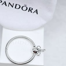 Pandora // Disney // Retired // Mickey Mouse // Rare // Charm Carrier // Silver