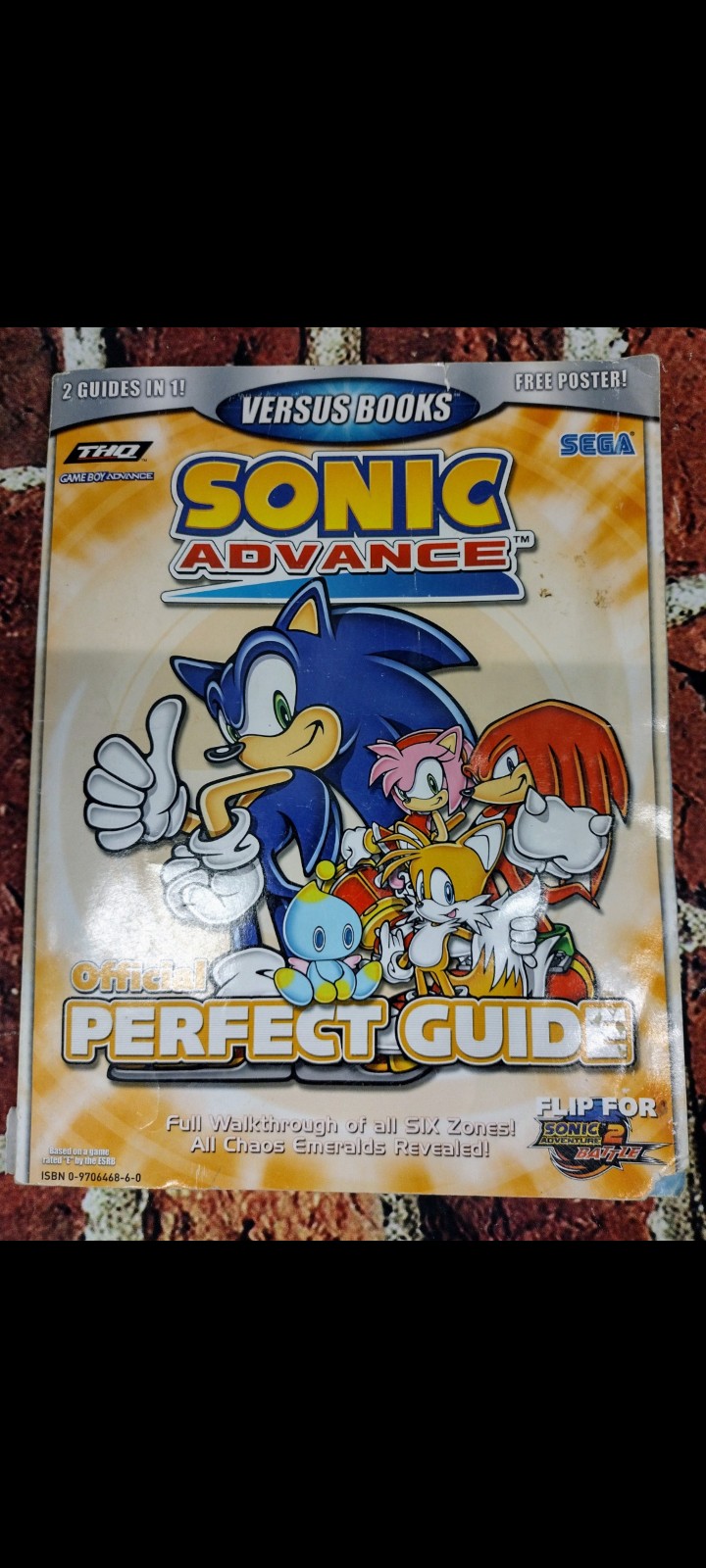 Versus Sonic Advance + Sonic Adventure 2 Battle Official Perfect Guide Used 287