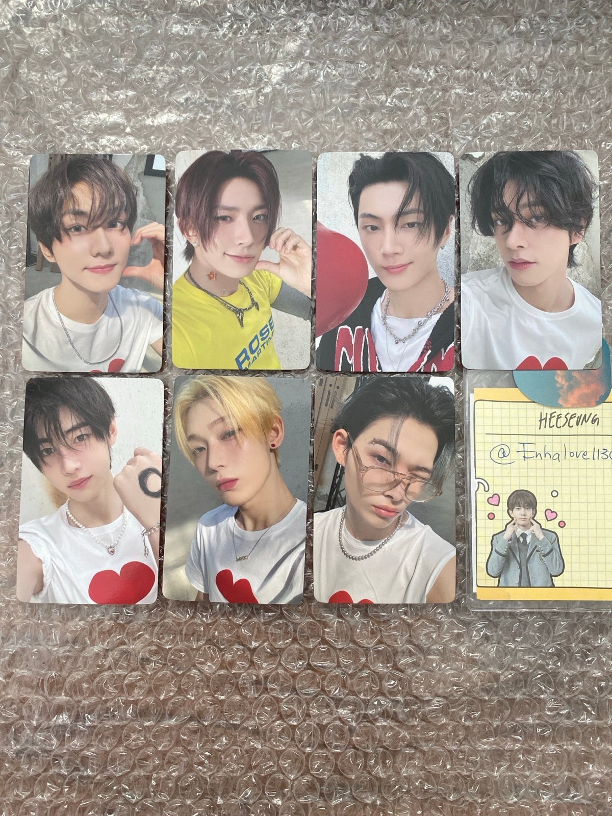 ENHYPEN romance untold Weverse Japan Exclusive POB Photocard Full Set (ot7)