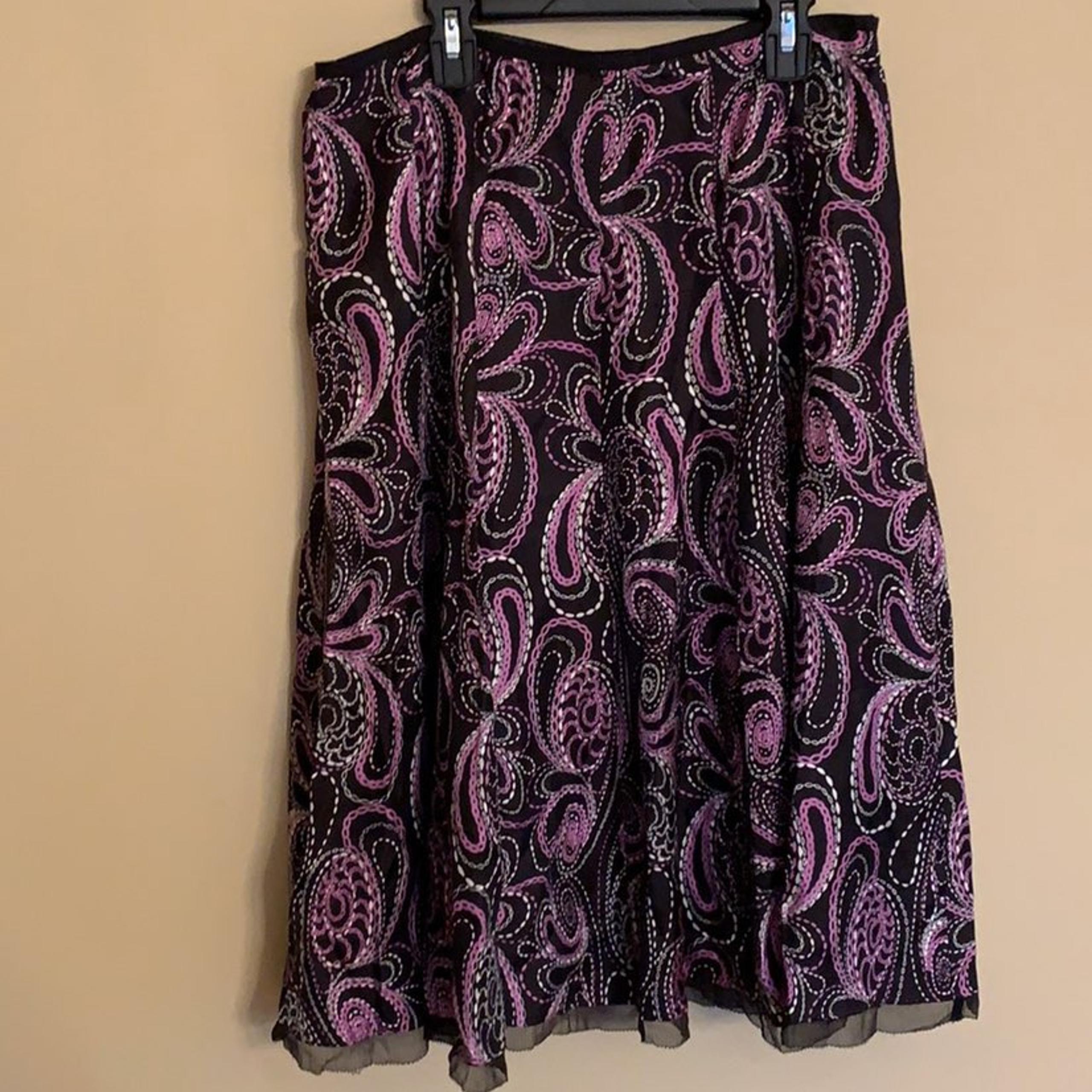 NWT Gianni Bini lined silk skirt