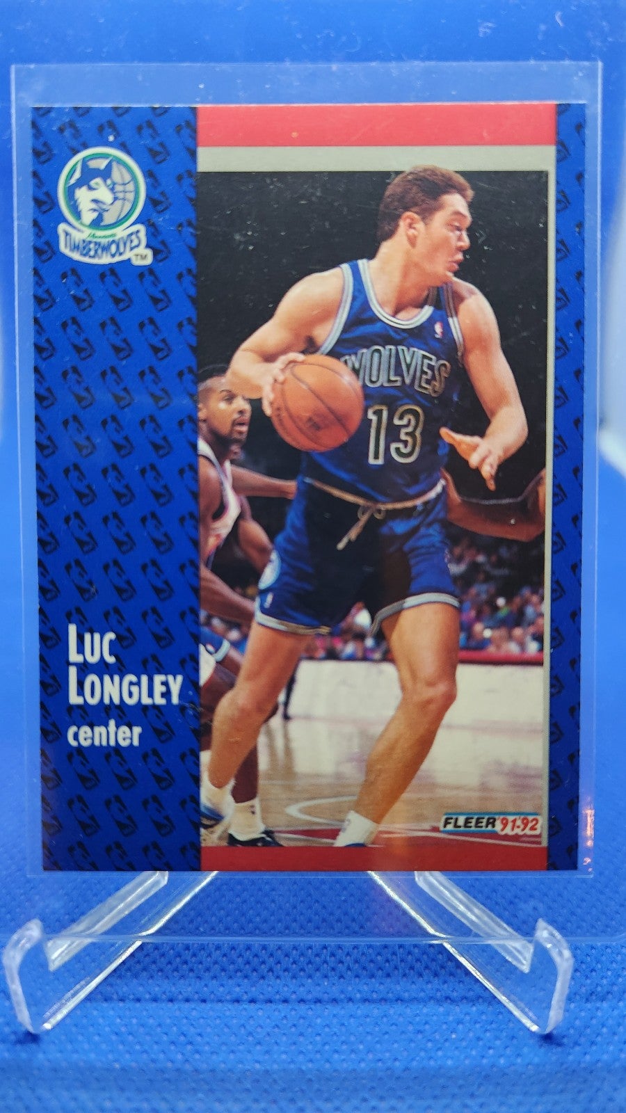1992 Fleer Luc Longley ROOKIE CARD #320