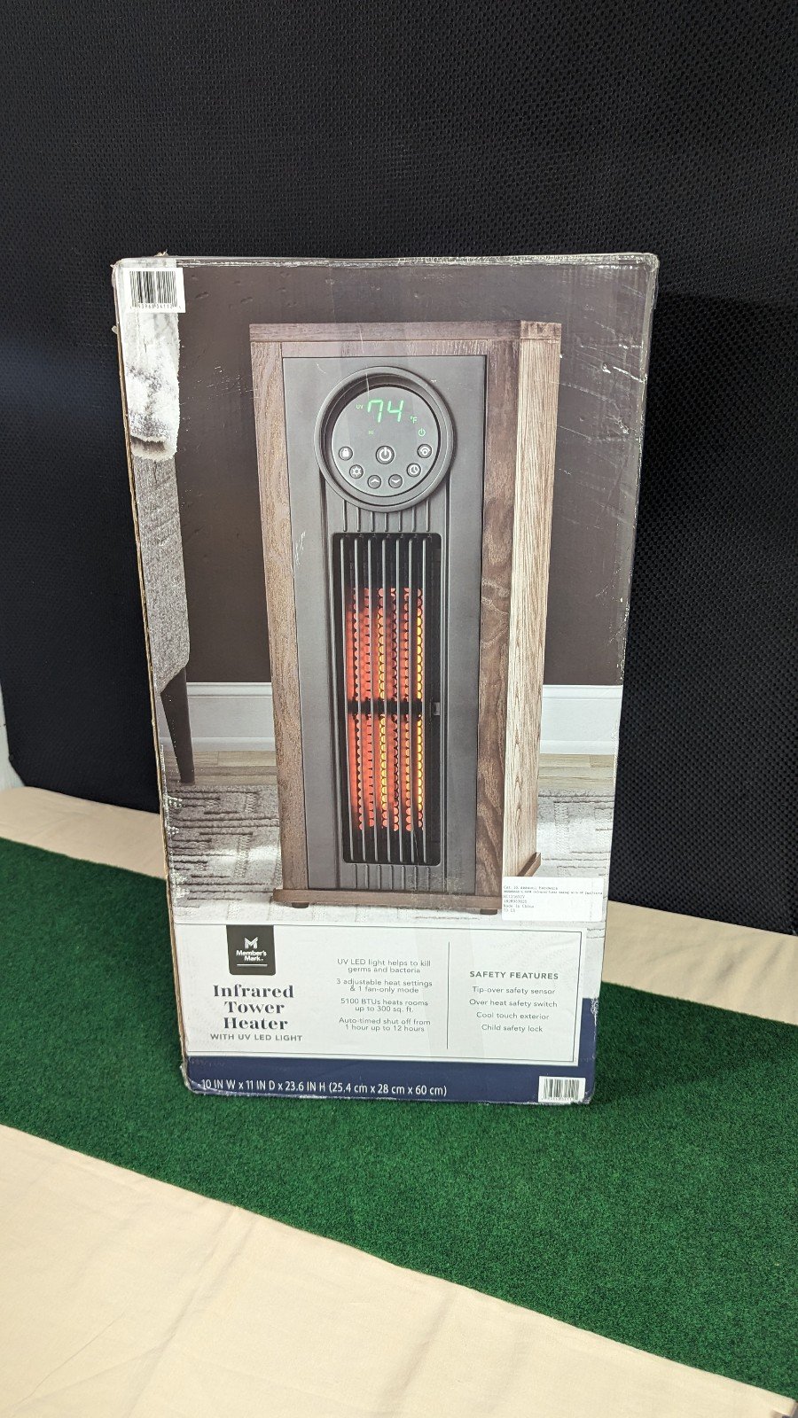 Infrared UV LED Tower Heater