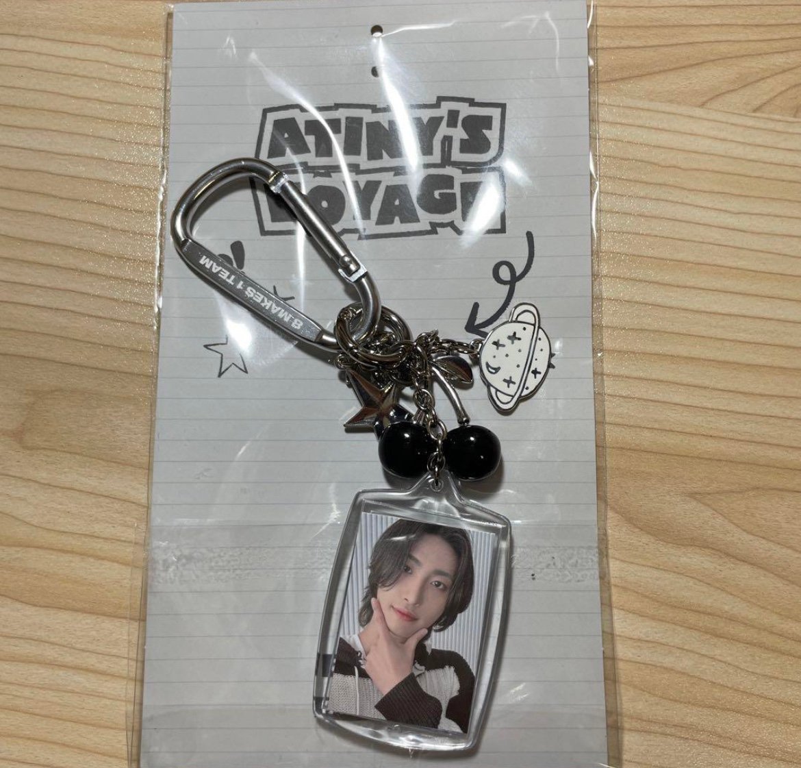 Ateez seonghwa fan meeting voyage keyring
