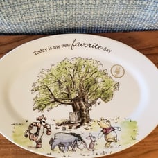 Winnie the Pooh 95th anniversary oval serving platter