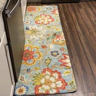 Collection Floral Runner Rug 2'x6' Non Slip Vintage Hallway Runner Rug