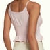 adidas Originals Smocked Crop Camisole Pink M