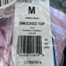 adidas Originals Smocked Crop Camisole Pink M