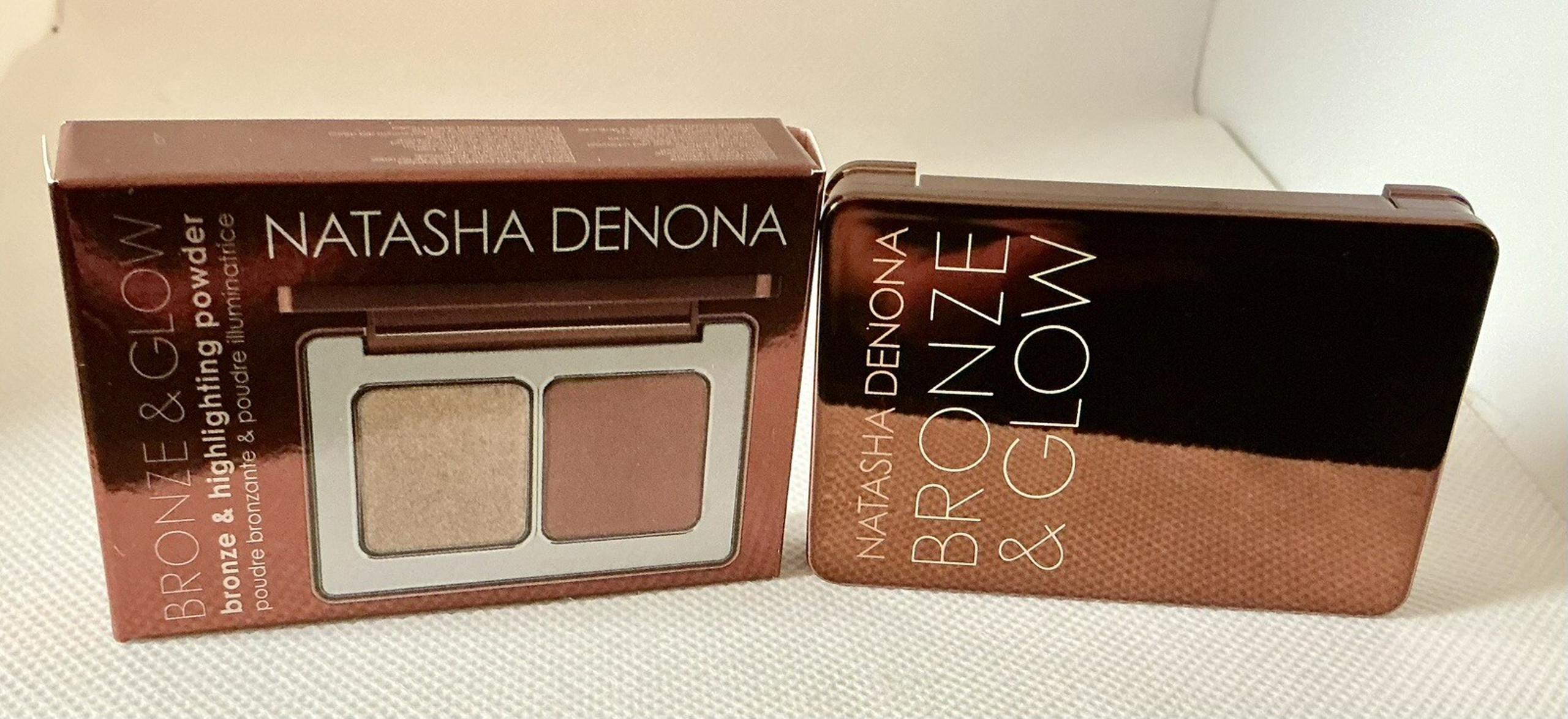 Natasha Denona Bronze & Glow Mini - Bronze & Highlighter Palette 0.141 oz/4g NIB