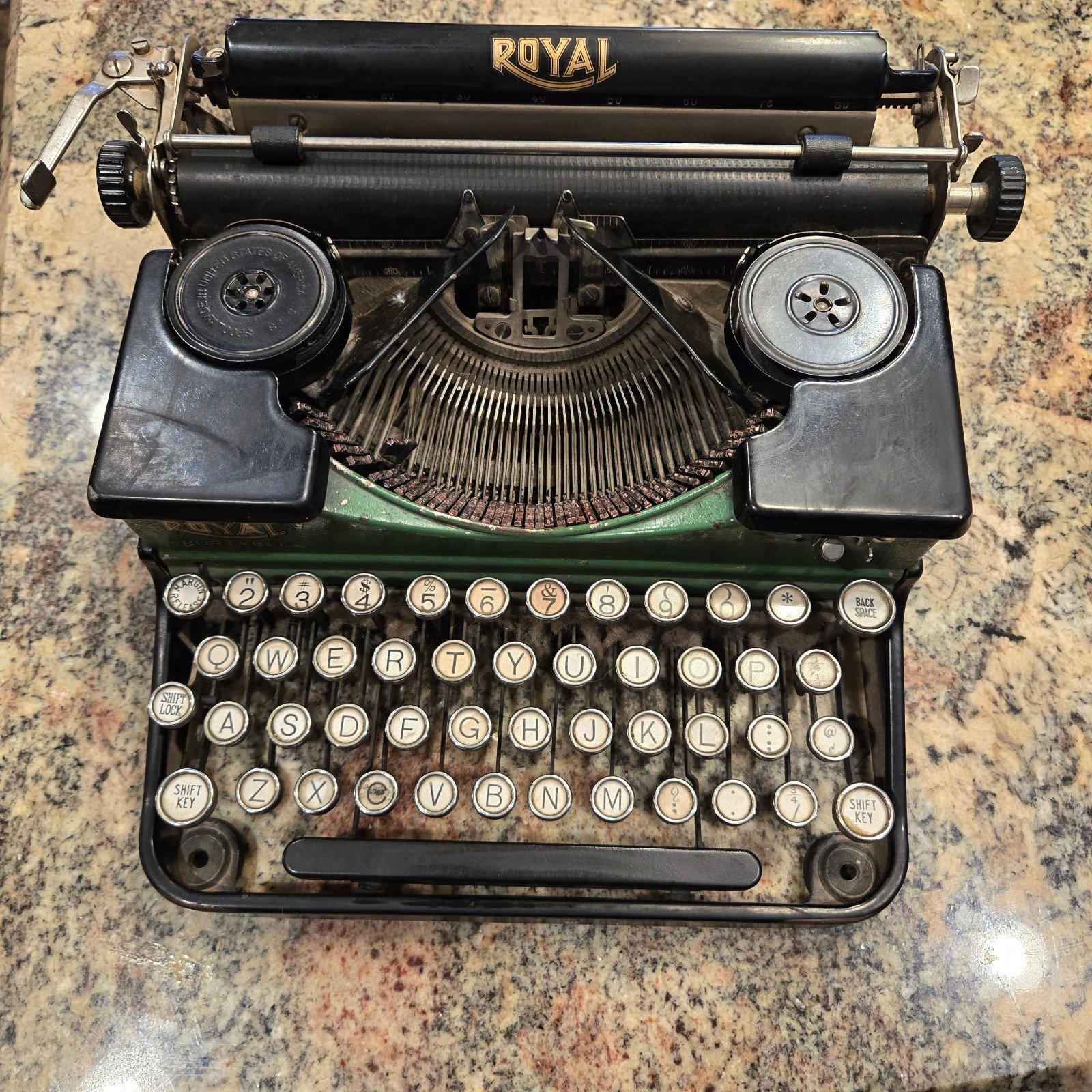 1920s Vintage Royal Portable Typewriter