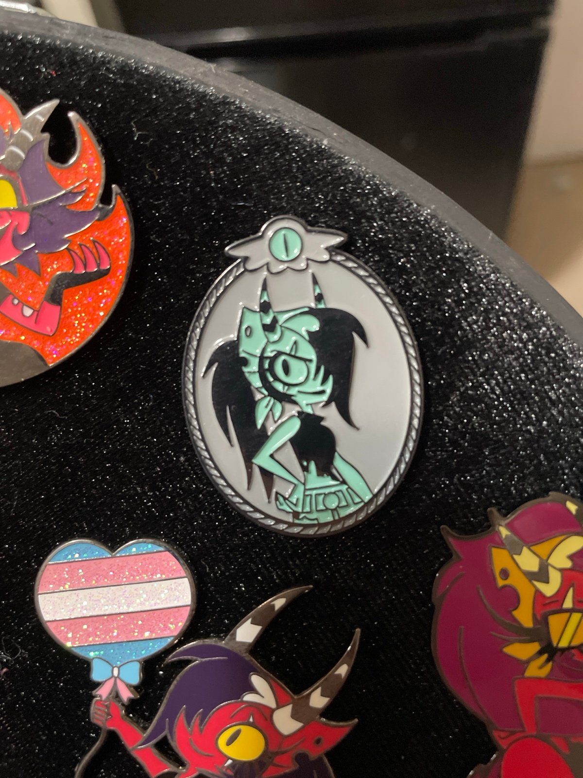 Helluva Boss Sallie May Portrait Pin