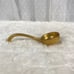 Antique Gold Leaf Porcelain Mayonnaise Ladle