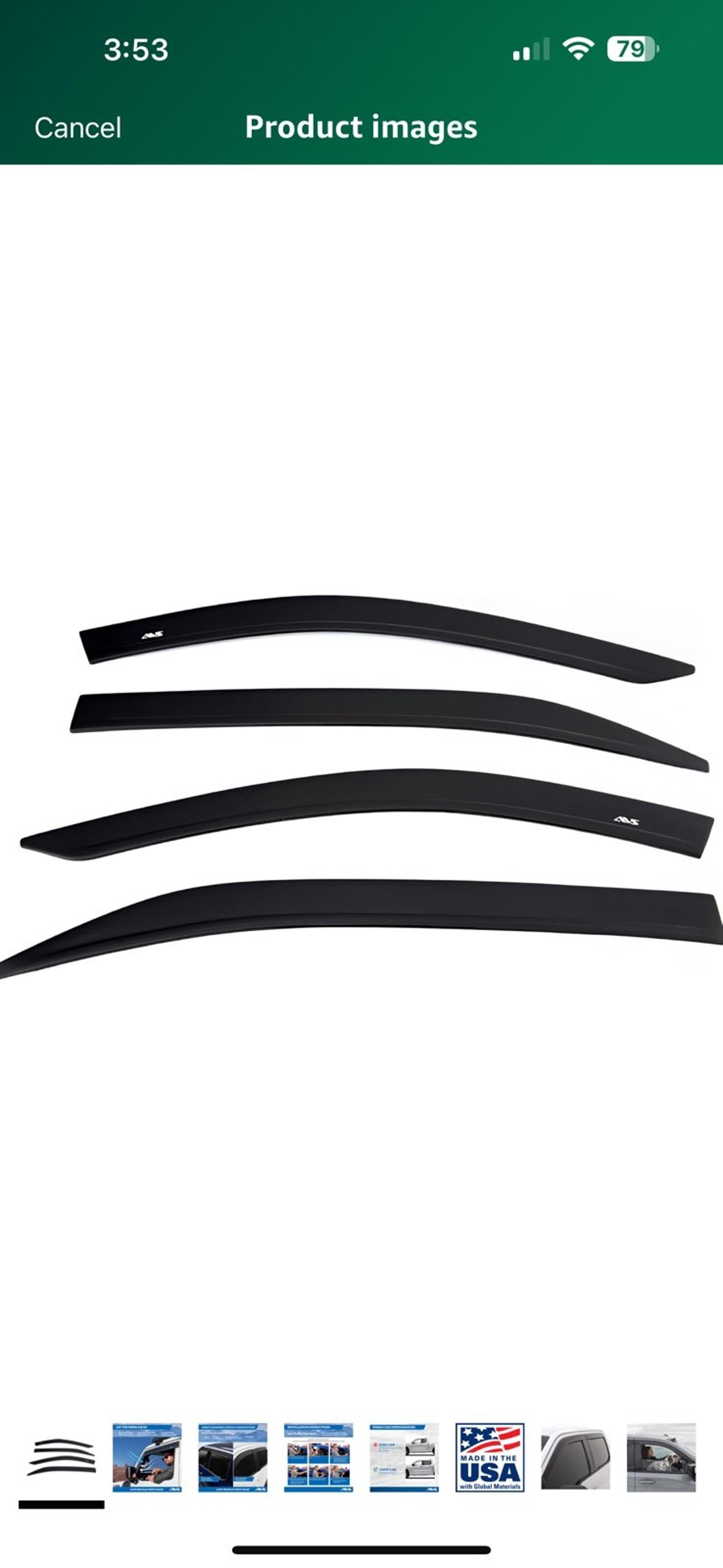 NEW Window Deflectors for Nissan Titan