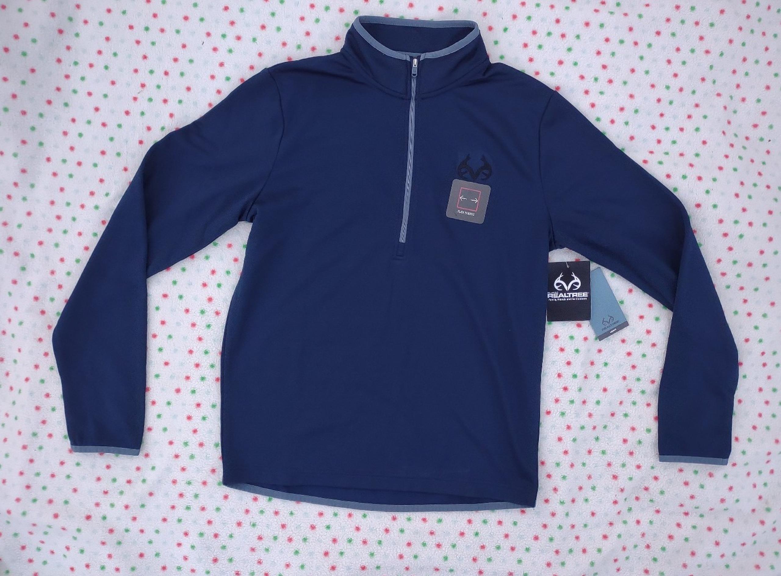 Men's Size Small Quarter Zip Mossy Oak Pull Over NWT