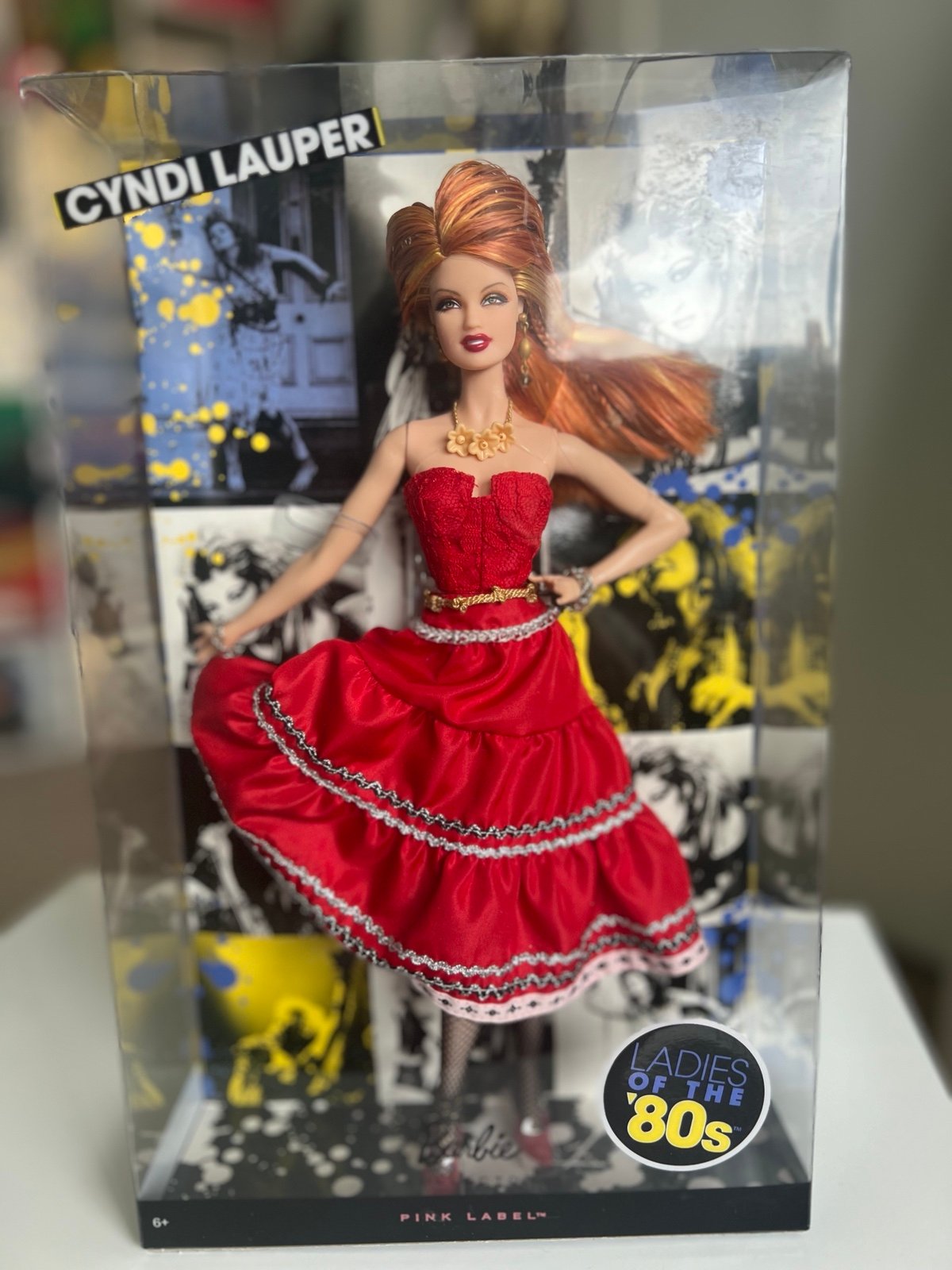 Cyndi Lauper Barbie Collector Pink Label Doll