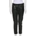 Leather low rise black Michelle Mason pants