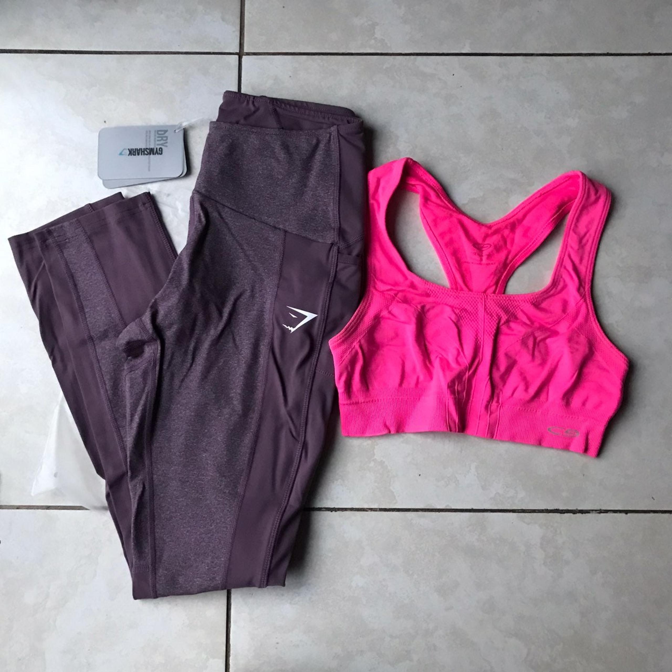 Gymshark Textured Leggings C9 Sports Bra