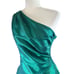 Vintage Scott Mcclintock One Shoulder Mini Tulle Dress Size 12 Green Prom Formal