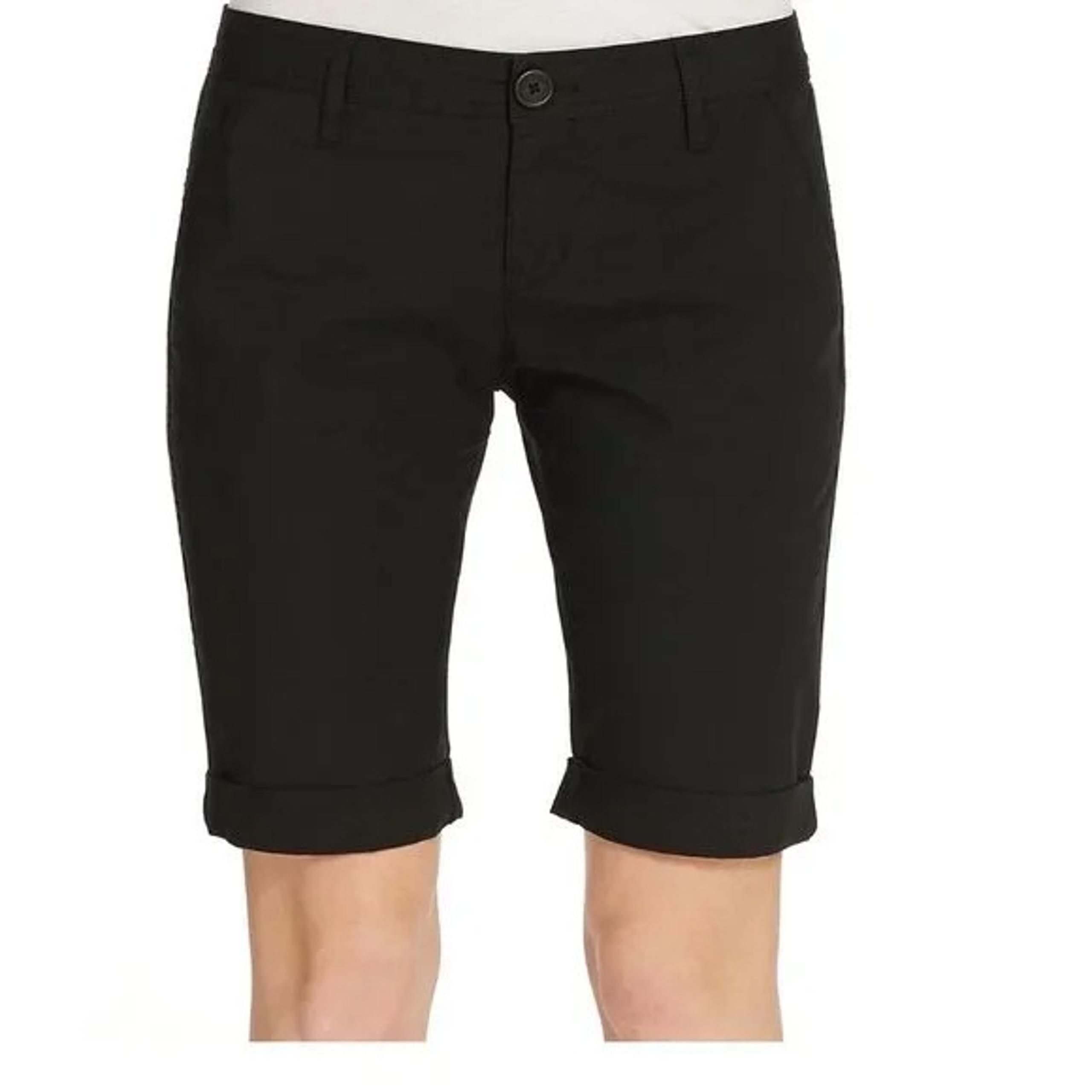 NWOT DKNY Jeans Women's Comfort Stretch Bermuda Short Black Size 4 $50 BB220