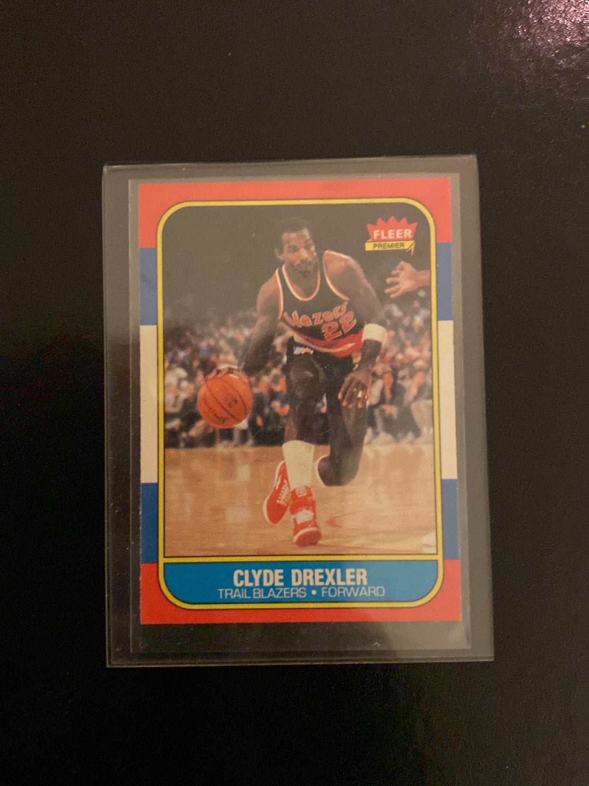 Clyde Drexler 1986 fleer