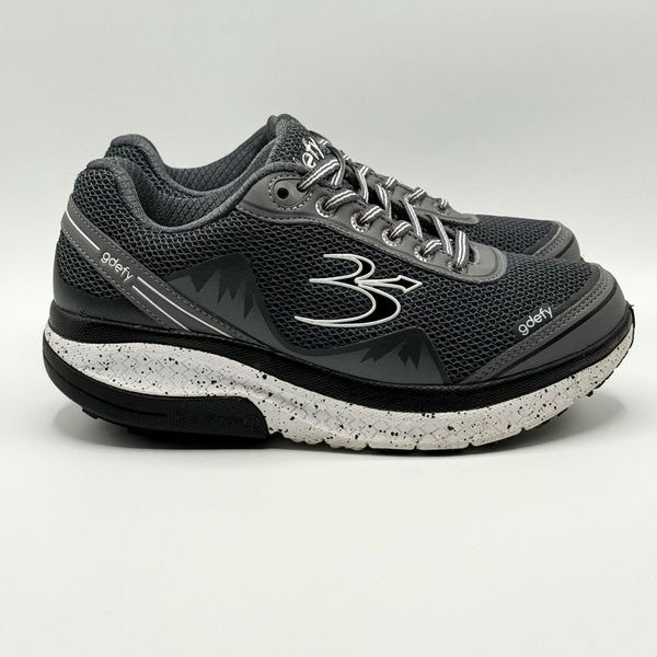 G-Defy Gravity Defyer Mighty Walking Shoes Black and White - US Women’s 7