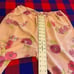Josie Sheer Floral Pink Pajama Pants Size Large