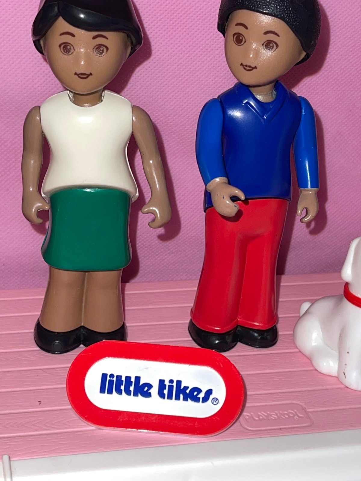Little tikes African American dollhouse family & dog replacements
