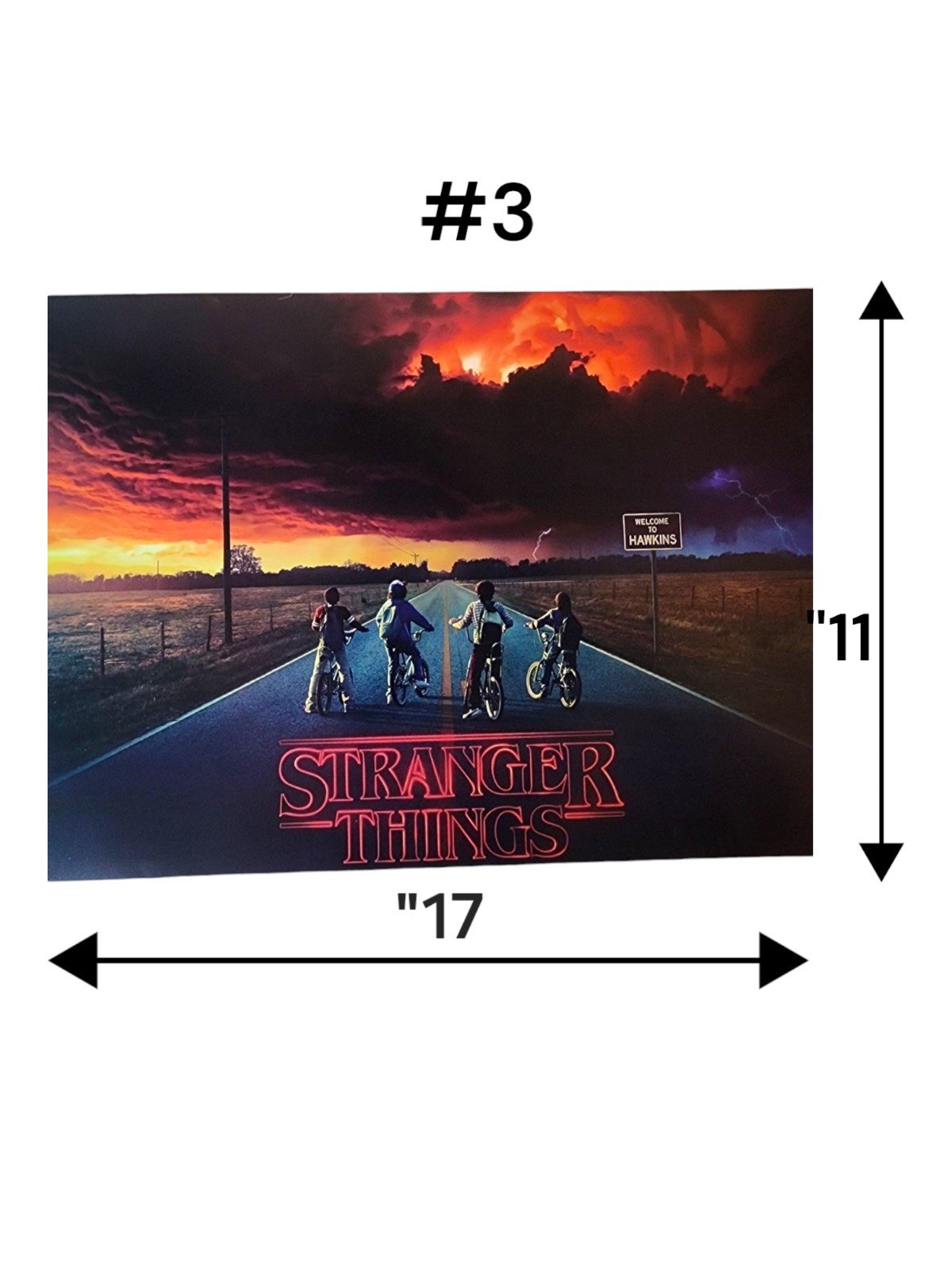 8 Different Illustrations of Netflix Series Stranger Things Season 1,2,3 Posters - detail