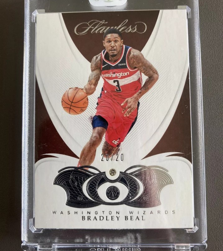 2018-19 Panini Flawless Bradley Beal Diamond #20/20 Rare Diamond Authentic
